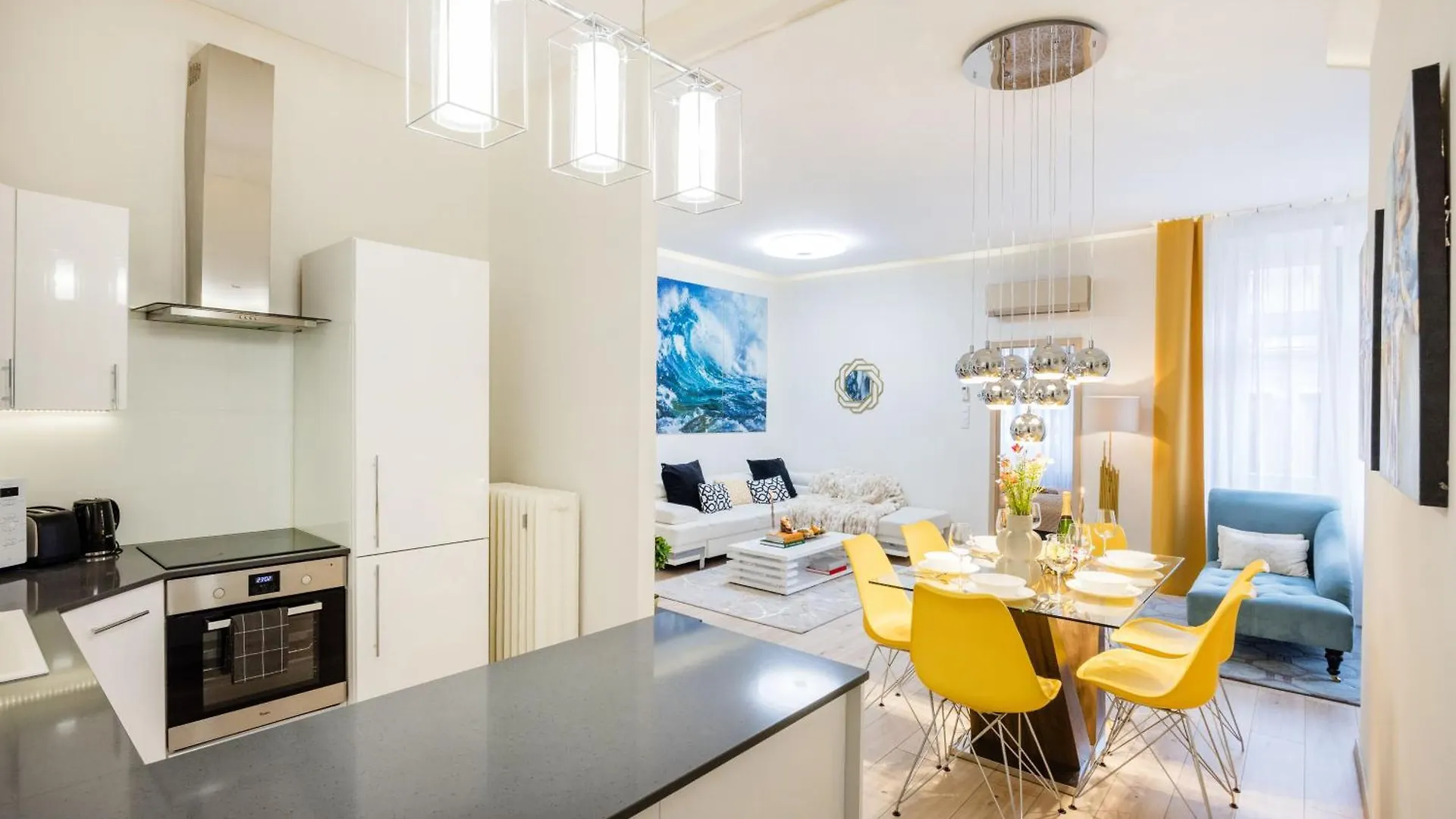 Designer Luxury Home Next To Dohany Synagogue With Balcony Budapešť Apartmán