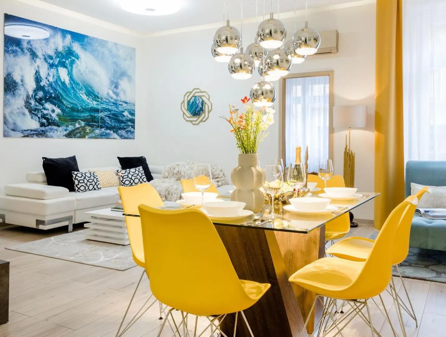 Designer Luxury Home Next To Dohany Synagogue With Balcony Budapešť Apartmán